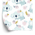 Tapeta Misie Koala Kwiaty