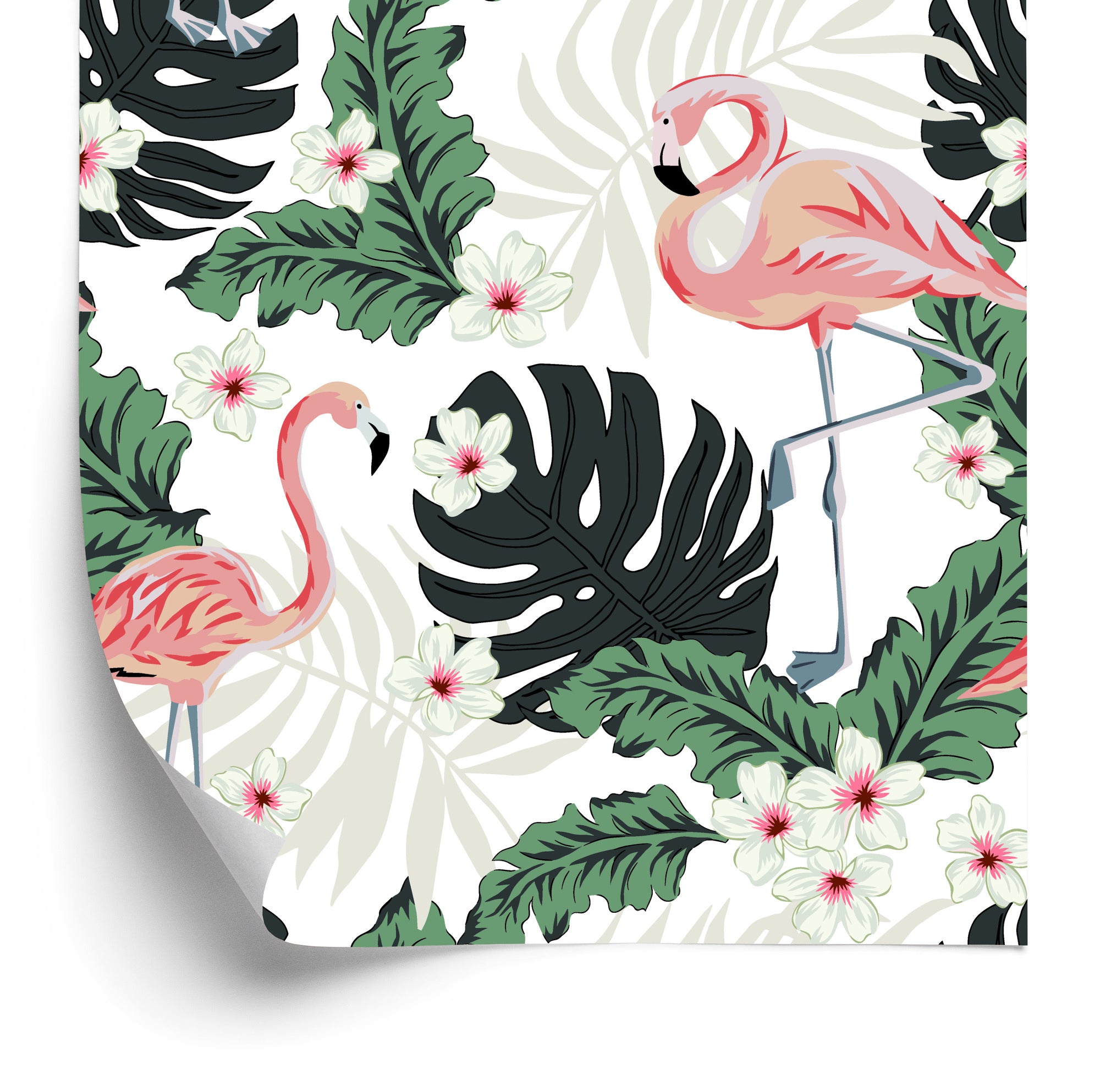 Tapeta – Flamingi