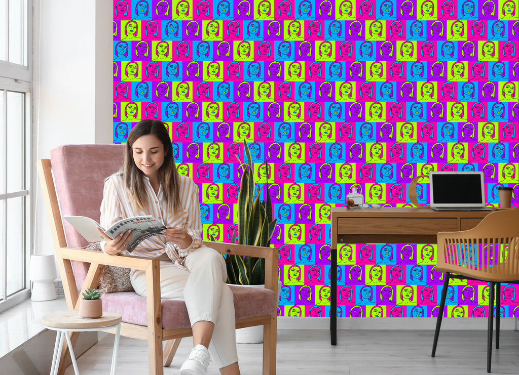 Tapeta Portrety W Stylu Pop-Art