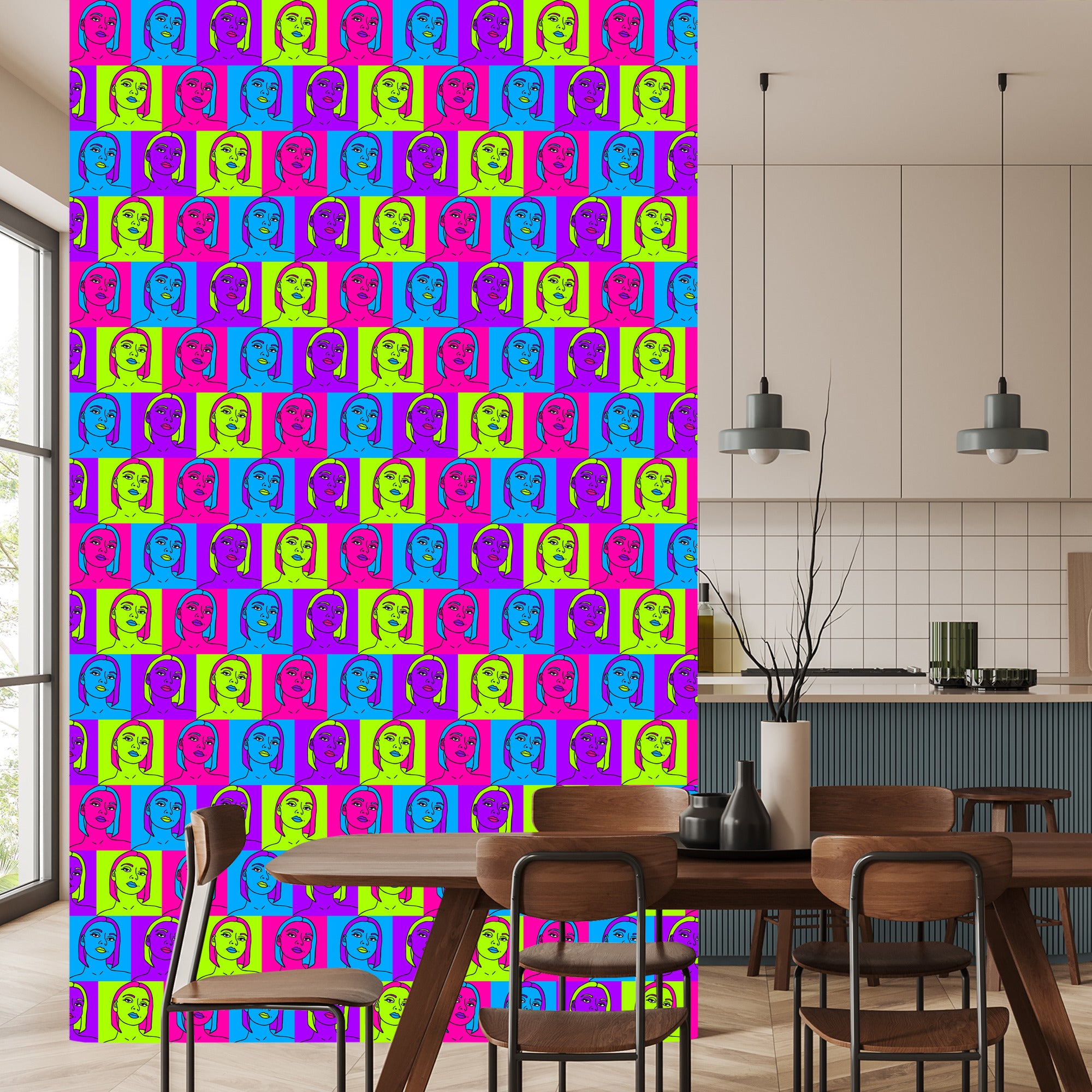 Tapeta Portrety W Stylu Pop-Art