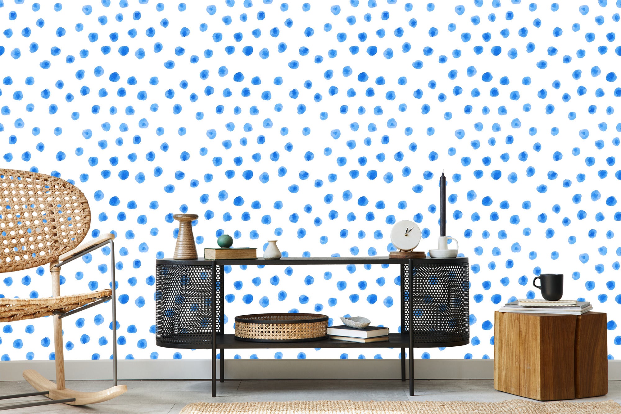 Tapeta Malowane Farbą Kółka