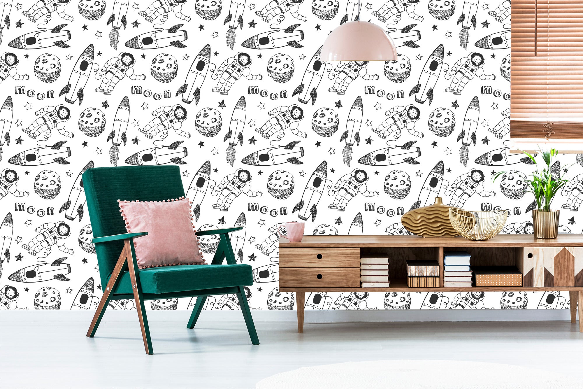 Tapeta Kosmonauci Wśród Gwiazd