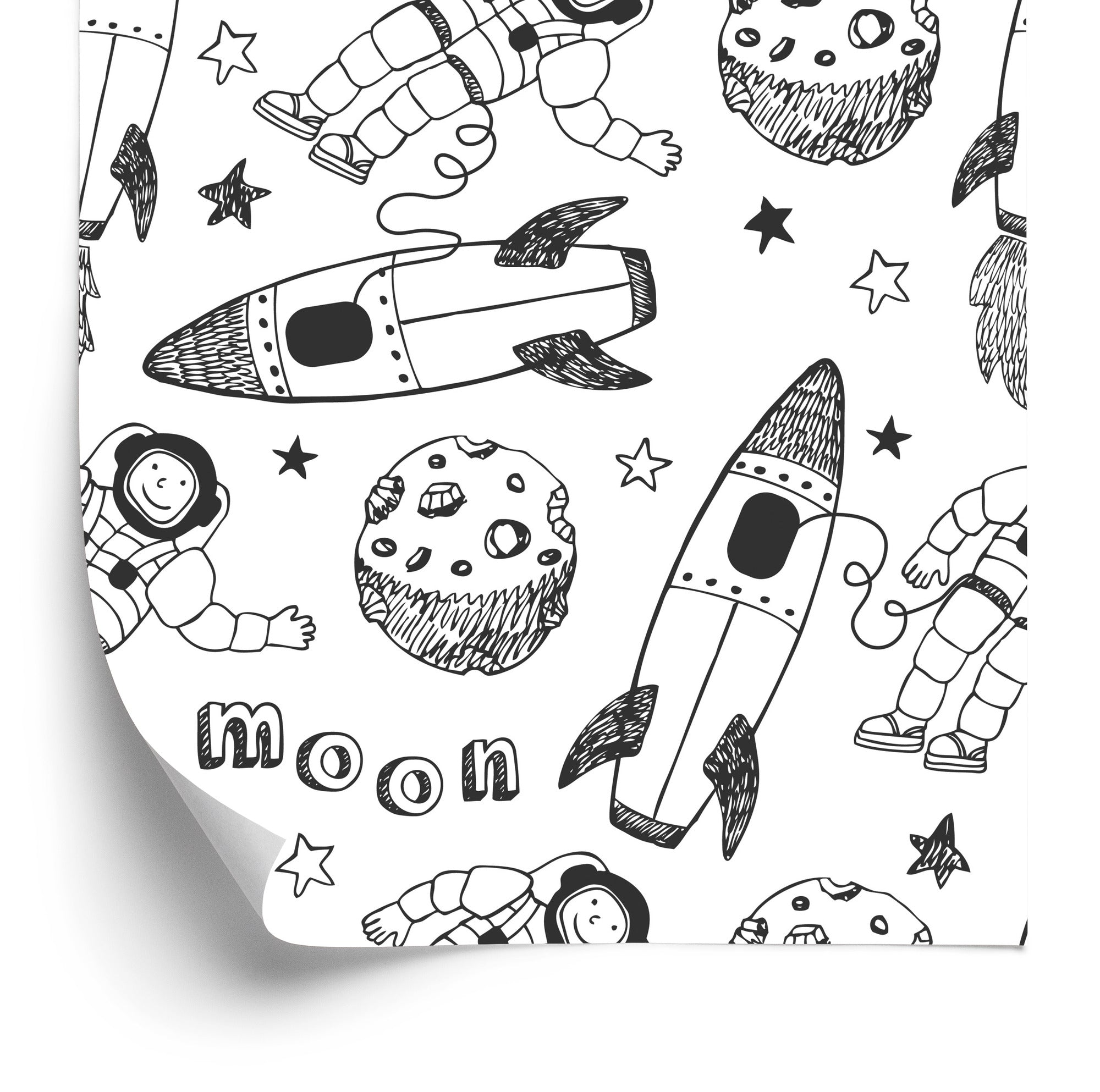 Tapeta Kosmonauci Wśród Gwiazd