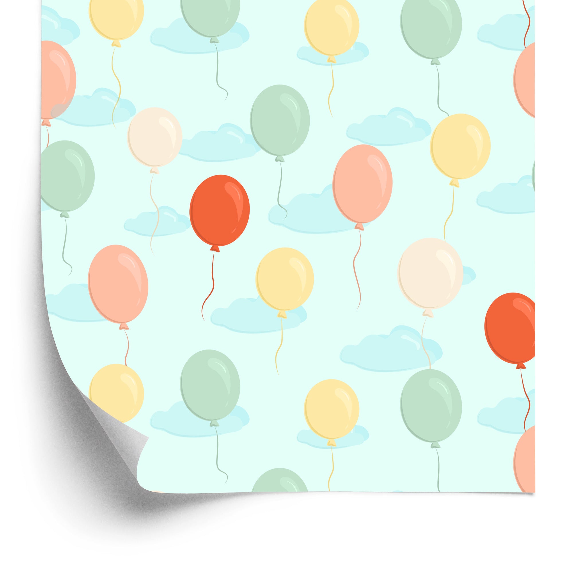 Tapeta Kolorowe Małe Balony