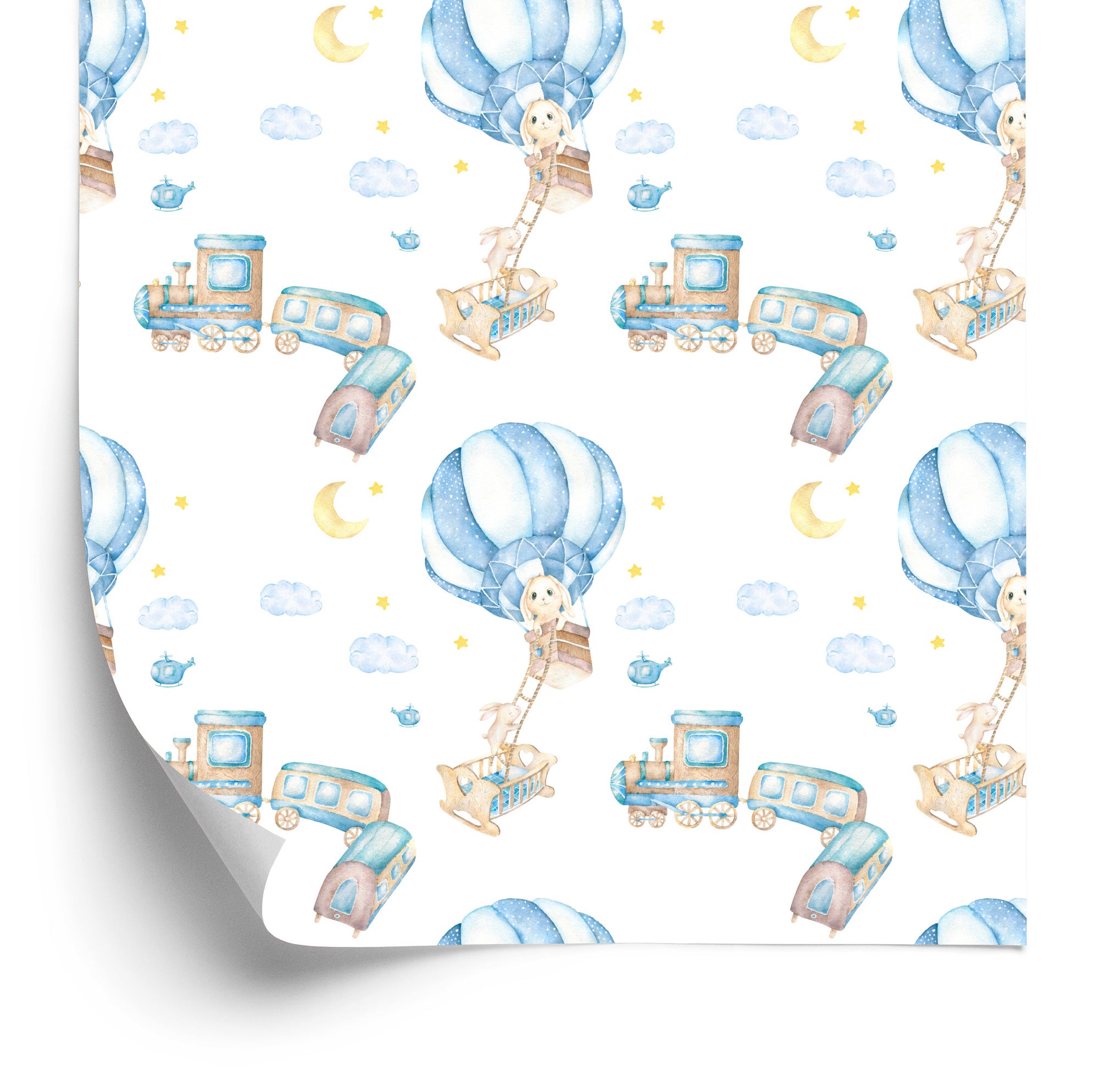 Tapeta Balony Nocą