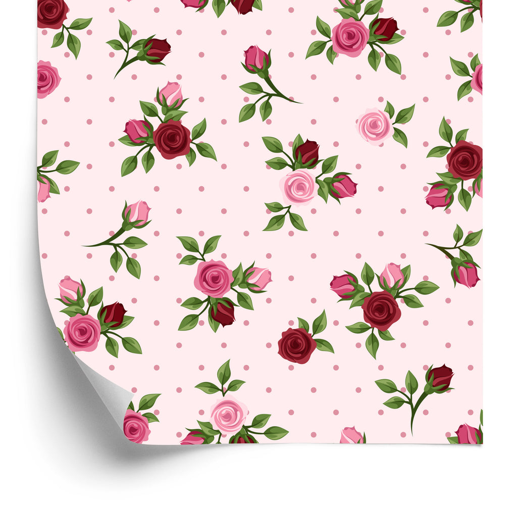 Tapeta Róże W Stylu Vintage