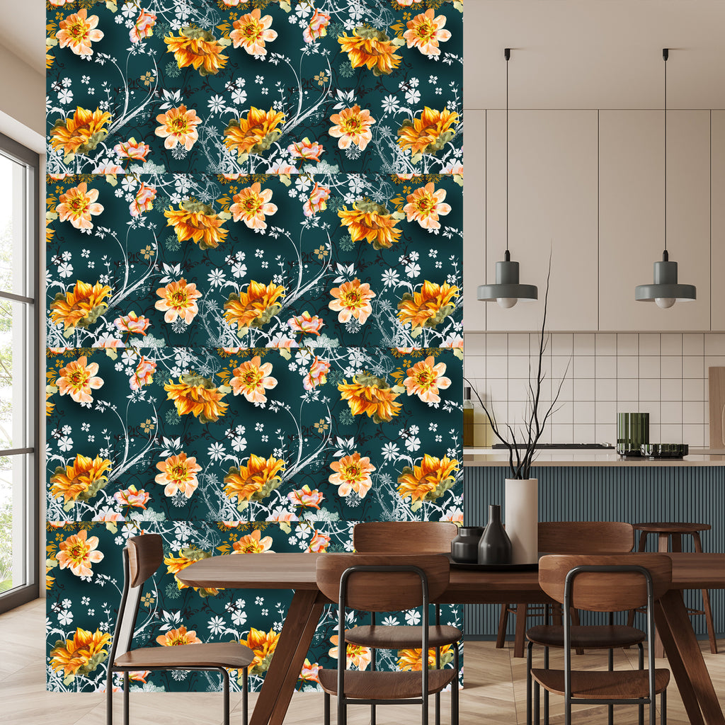 Tapeta Kwiaty W Stylu Vintage