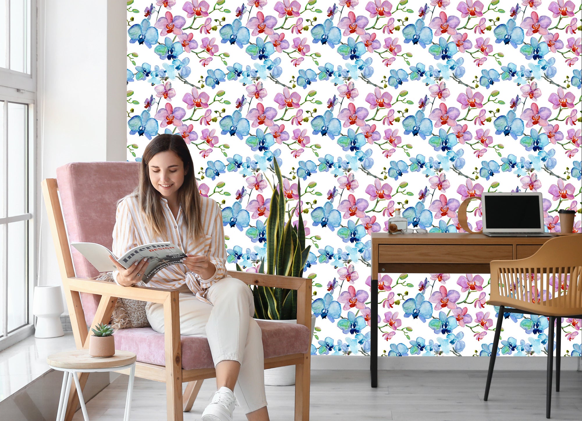 Tapeta Do Salonu Orchidea Kwiaty Natura Storczyki