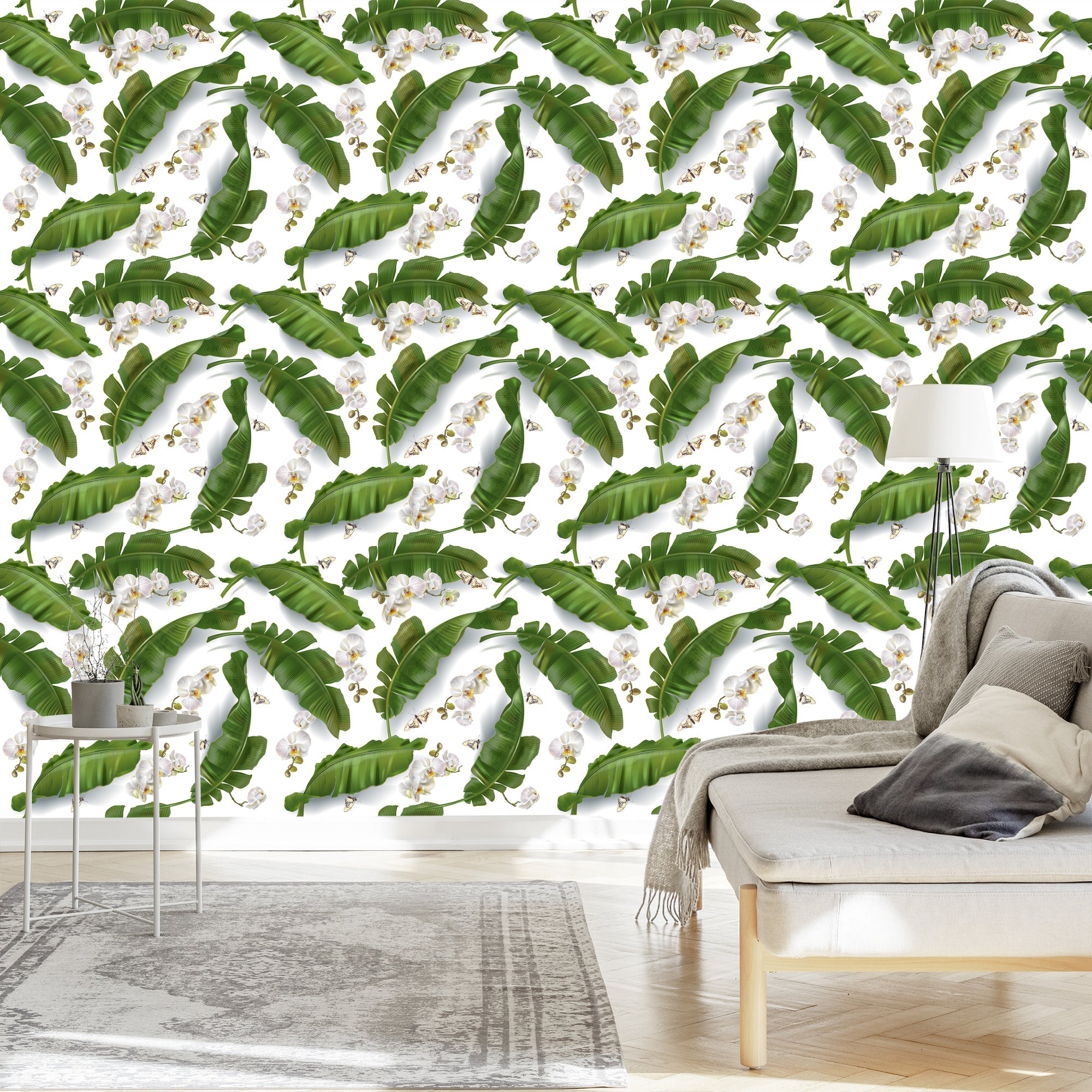 Tapeta Do Salonu Kwiaty Storczyki Natura