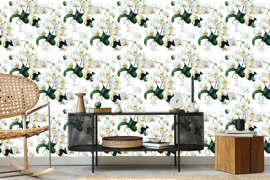 Tapeta Do Sypialni Egzotyczne Storczyki Orchidee