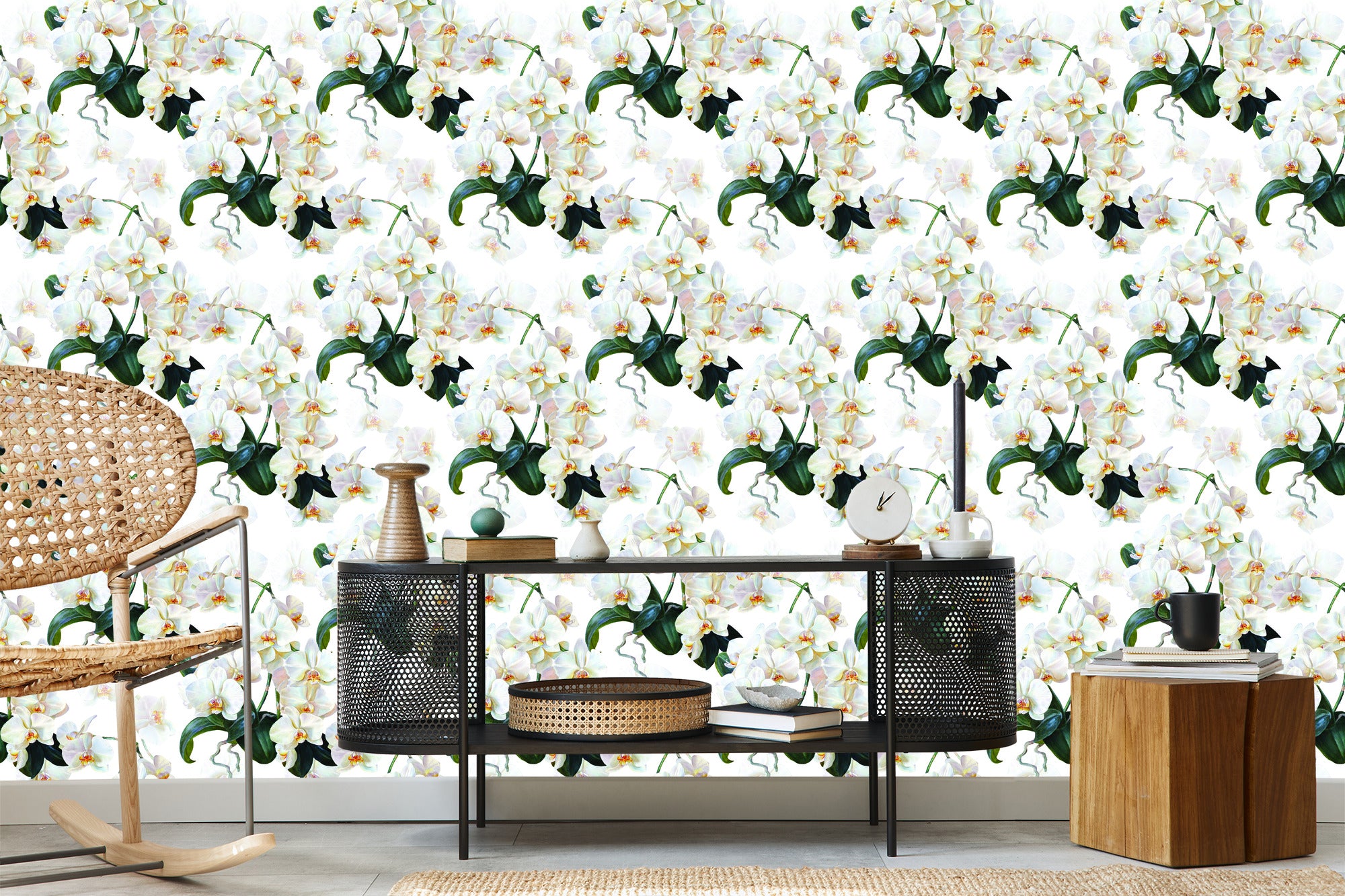 Tapeta Do Sypialni Egzotyczne Storczyki Orchidee
