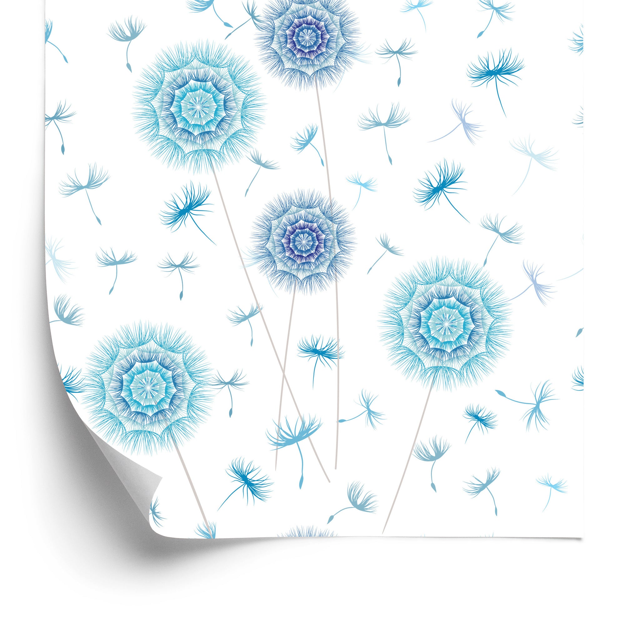 Tapeta Dmuchawce W Ornamenty