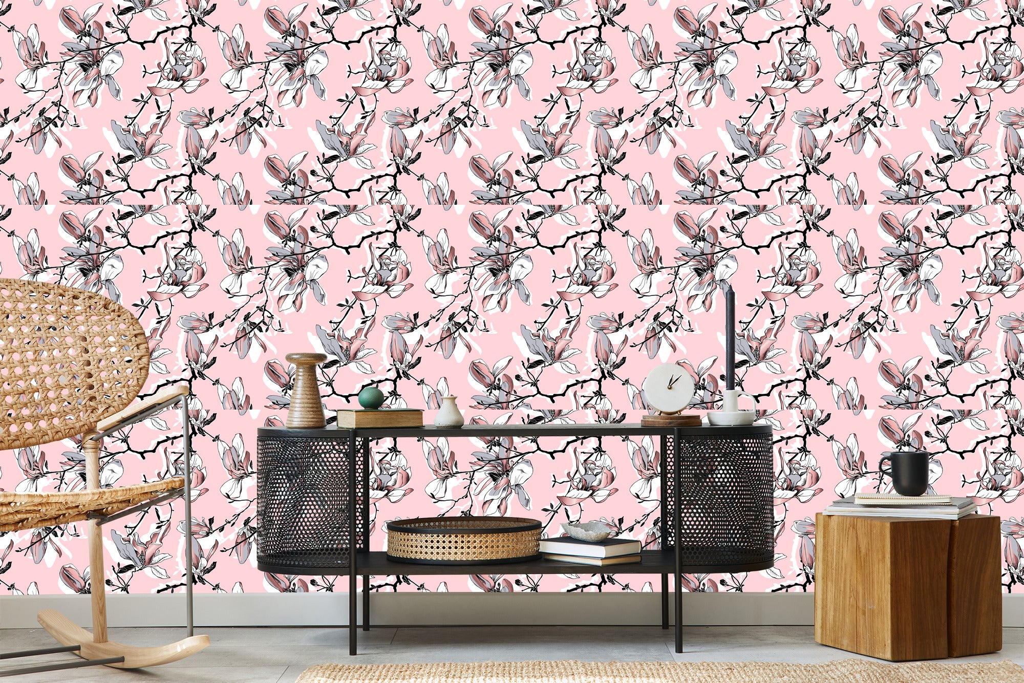 Tapeta Pastelowe Kwiaty Magnolii