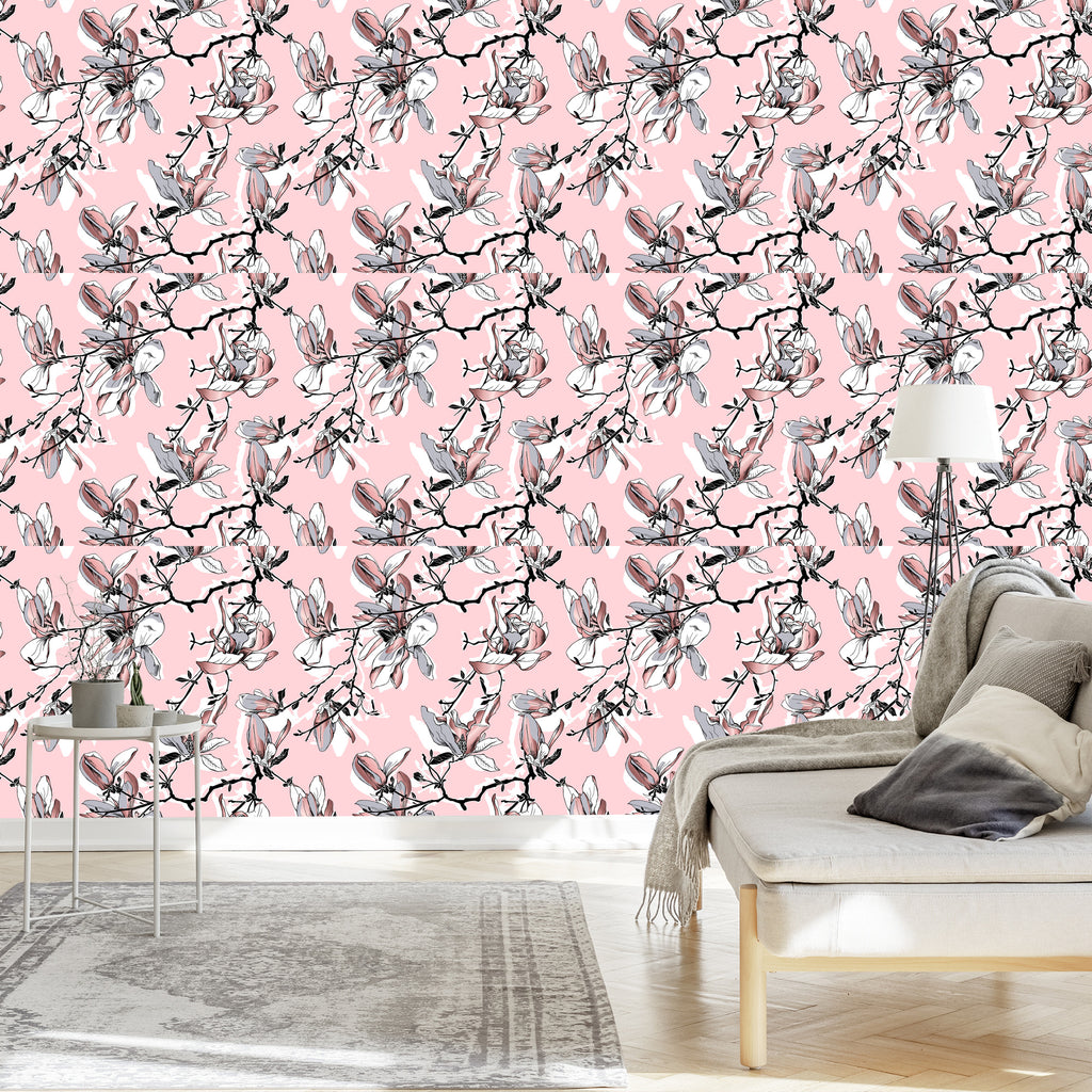 Tapeta Pastelowe Kwiaty Magnolii