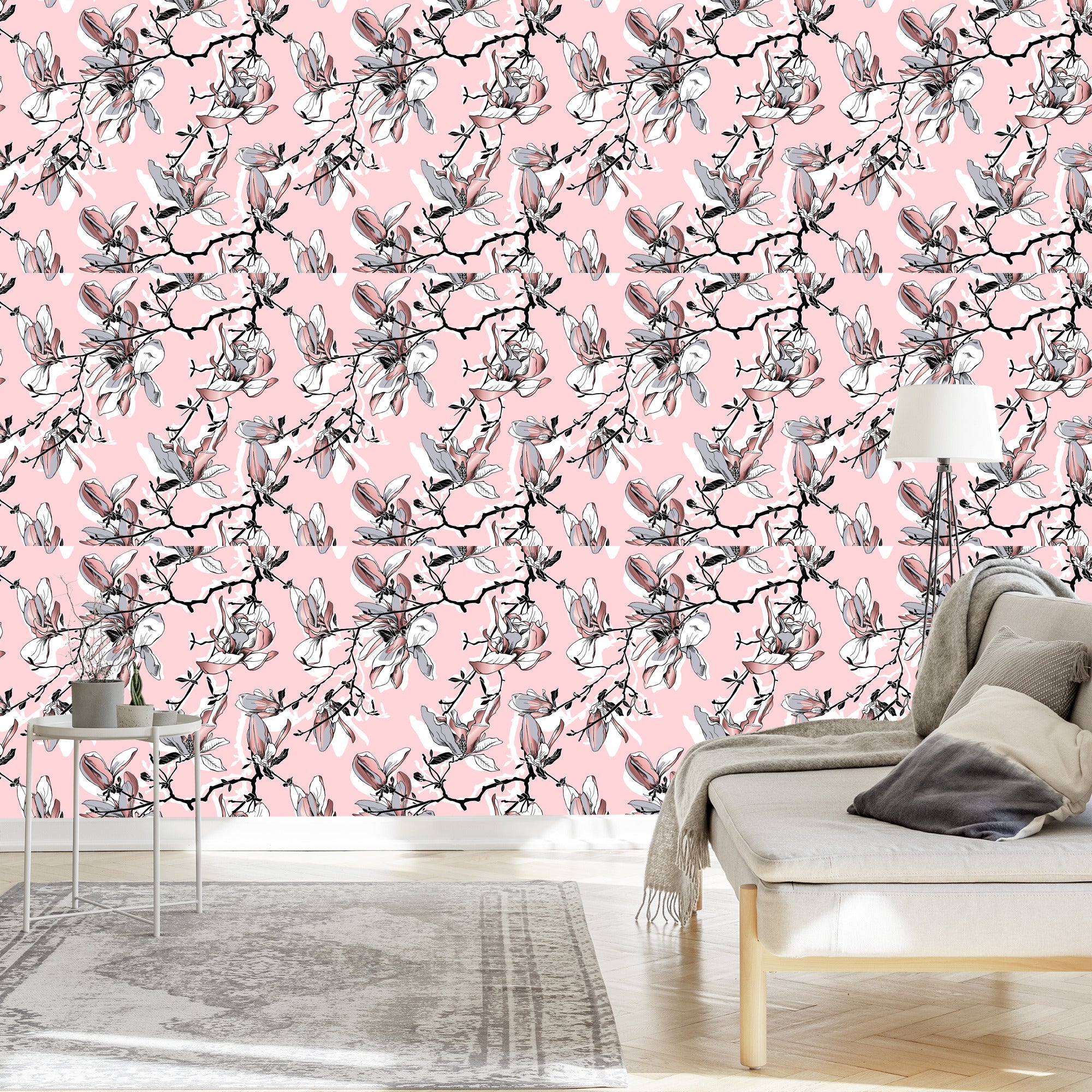 Tapeta Pastelowe Kwiaty Magnolii