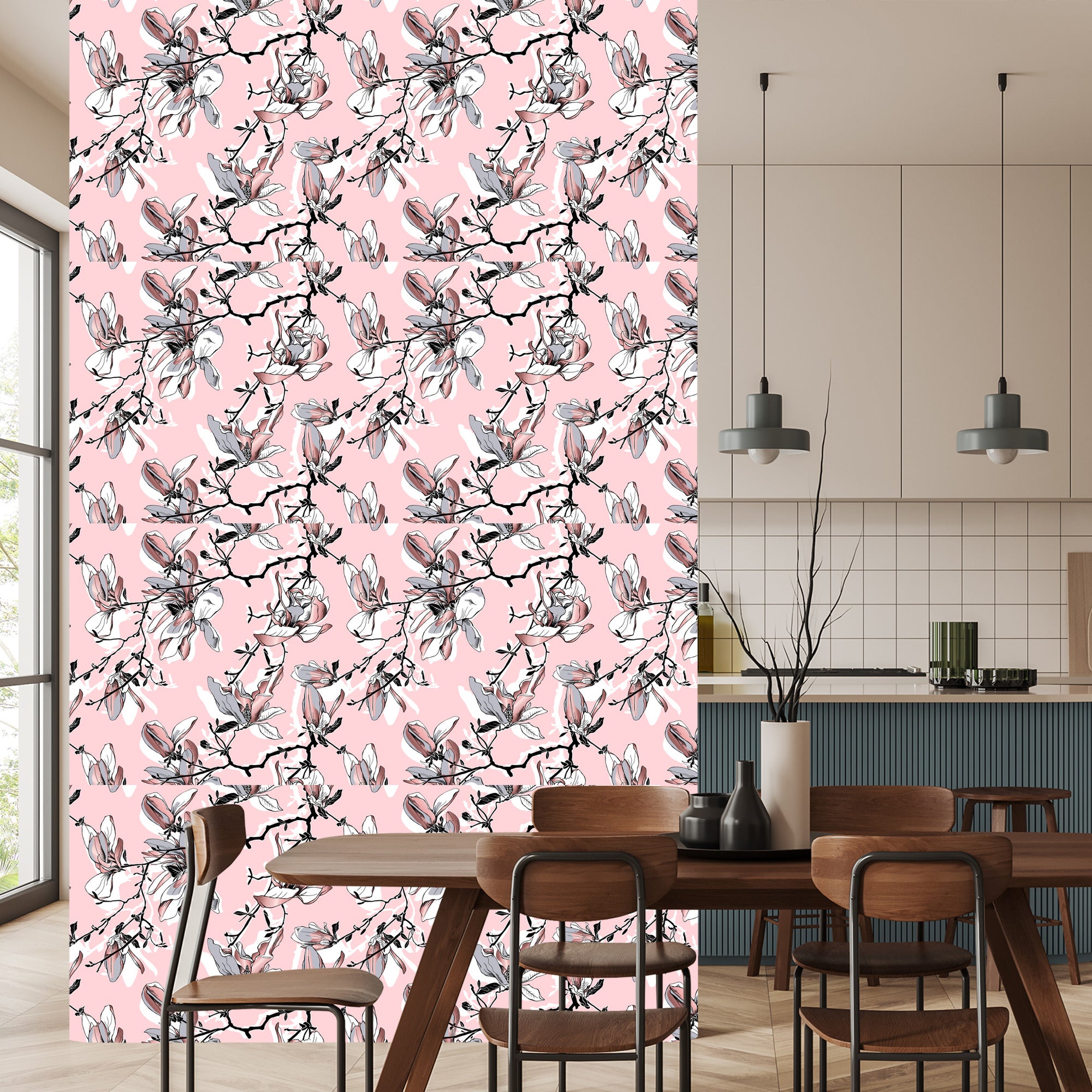 Tapeta Pastelowe Kwiaty Magnolii