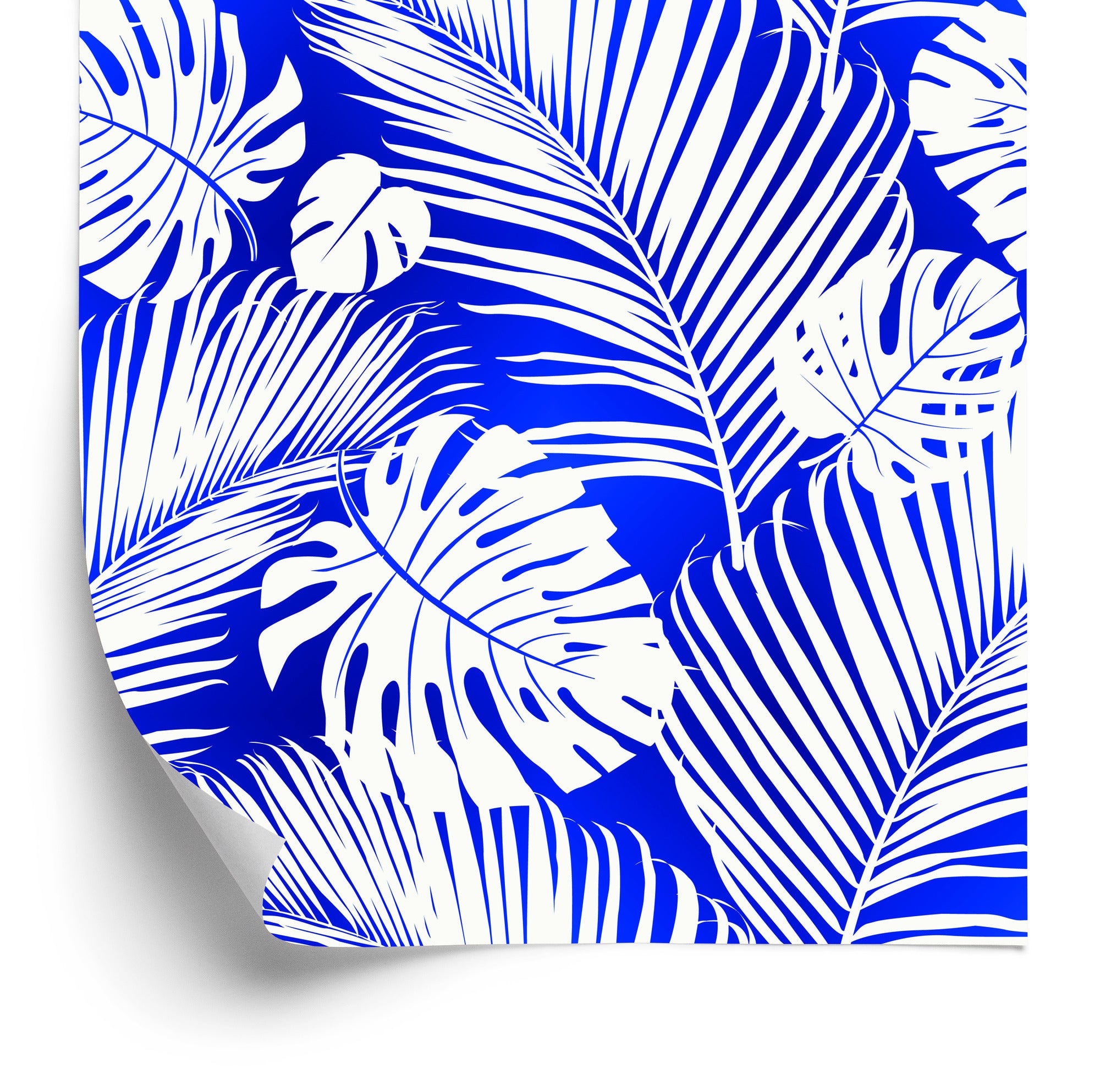 Tapeta Liście Monstera I Palmy