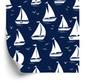 Tapeta Sylwetki Żaglówek