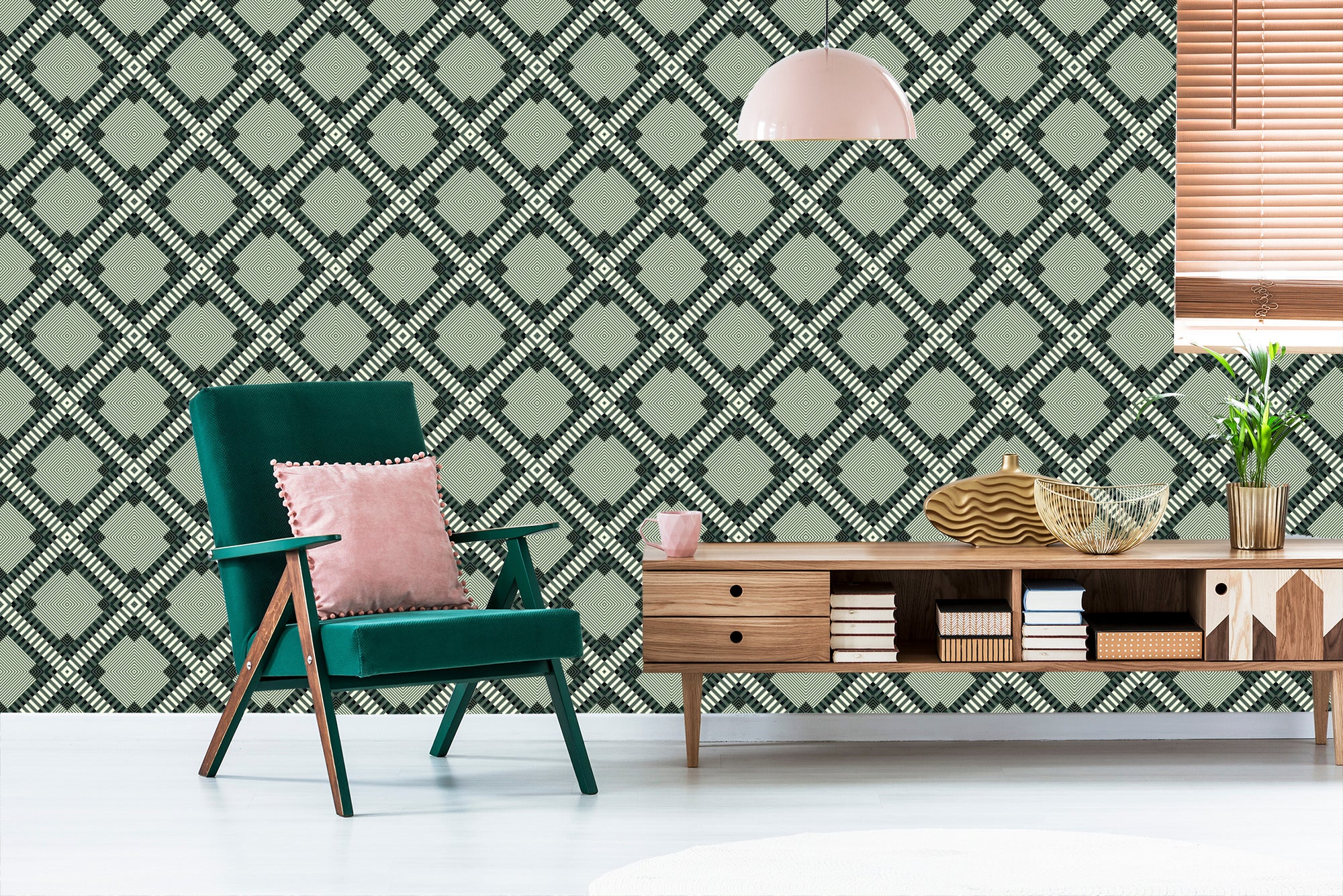 Tapeta Geometryczna - Retro