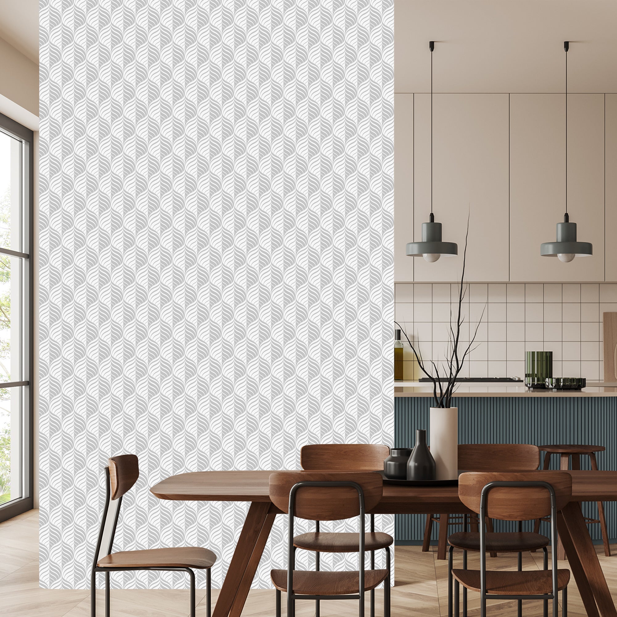 Tapeta Abstrakcyjna Geometryczne Kształty Dekor 3D