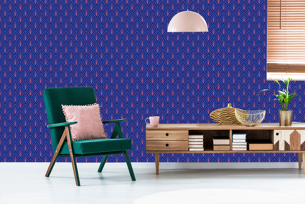 Tapeta Geometryczna W Stylu Art Deco