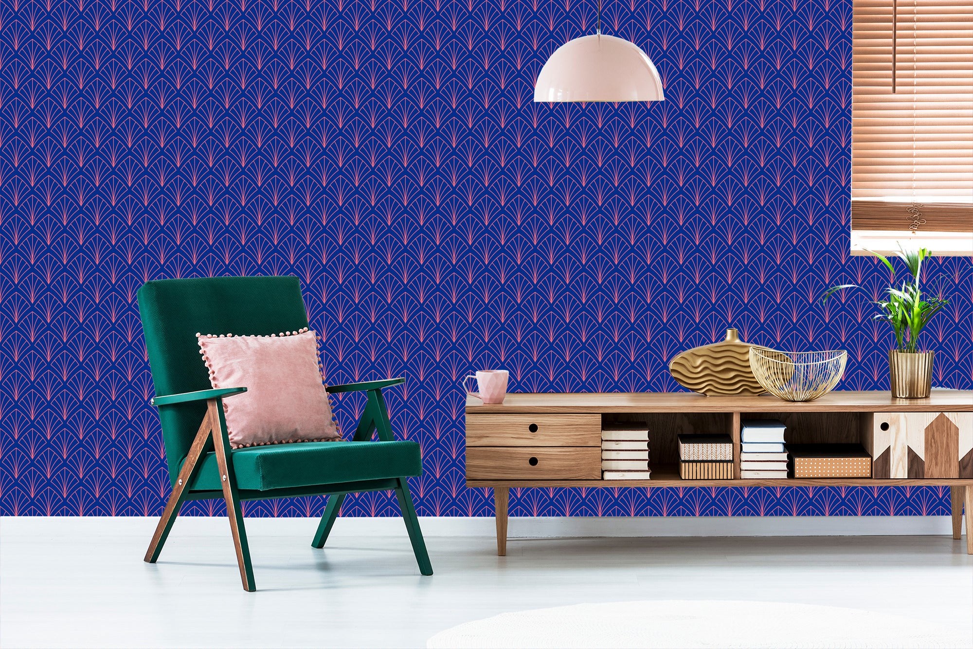 Tapeta Geometryczna W Stylu Art Deco