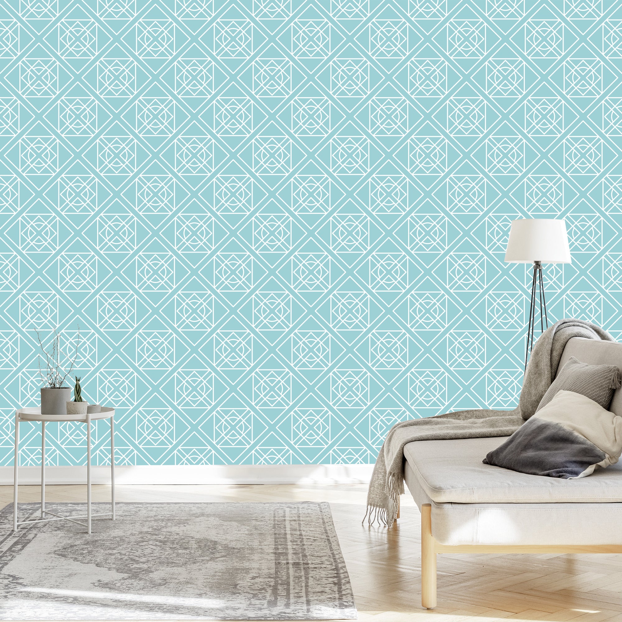 Tapeta Modernistyczne Geometryczne Ornamenty