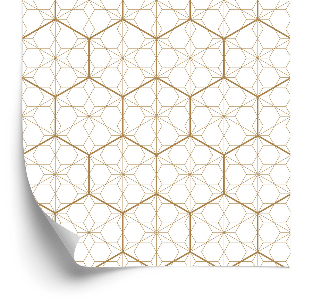 Tapeta Geometryczna - Sześciokąty