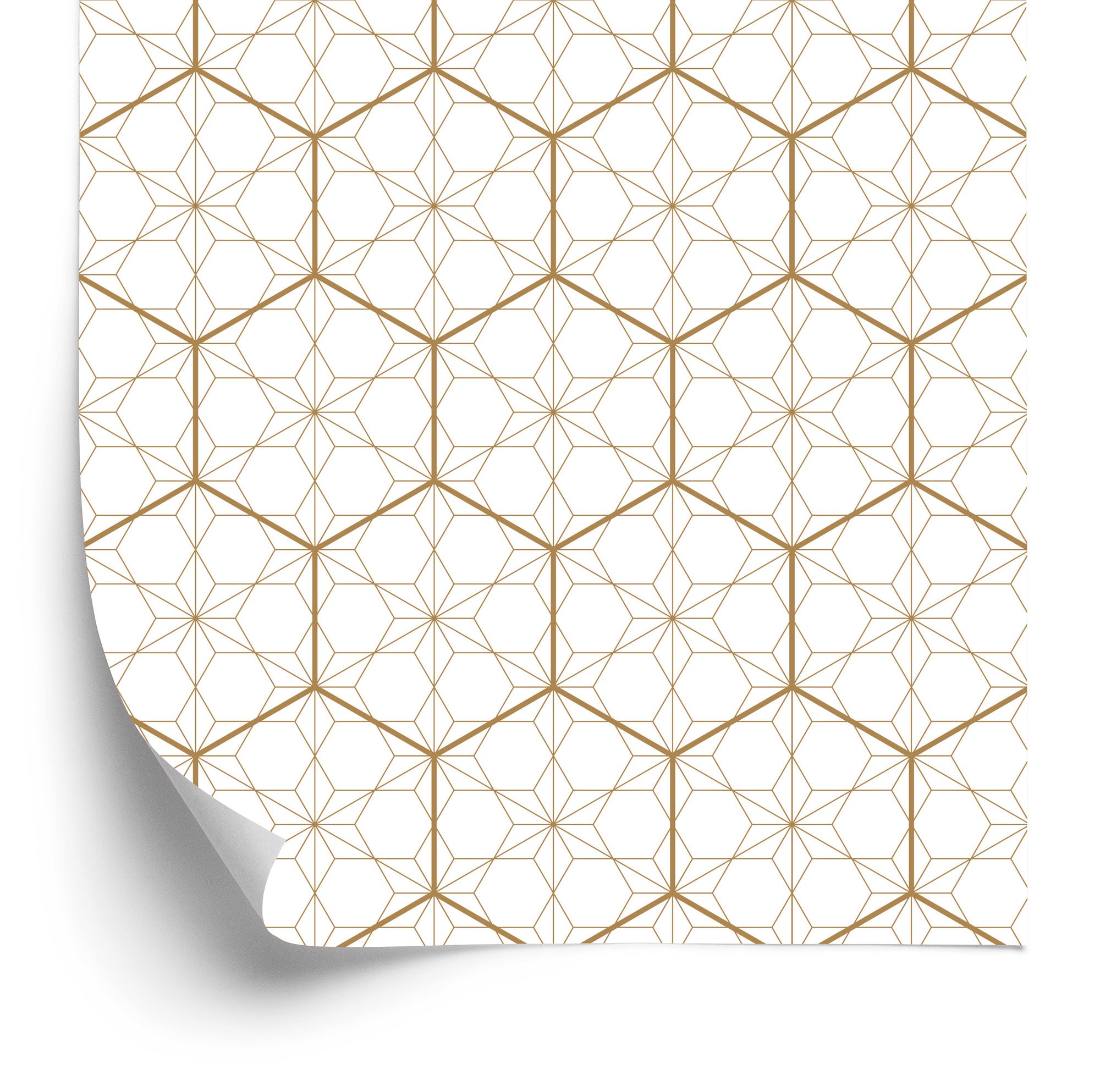 Tapeta Geometryczna - Sześciokąty