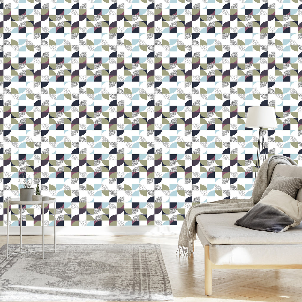 Tapeta Kolorowa Geometryczna Abstrakcja