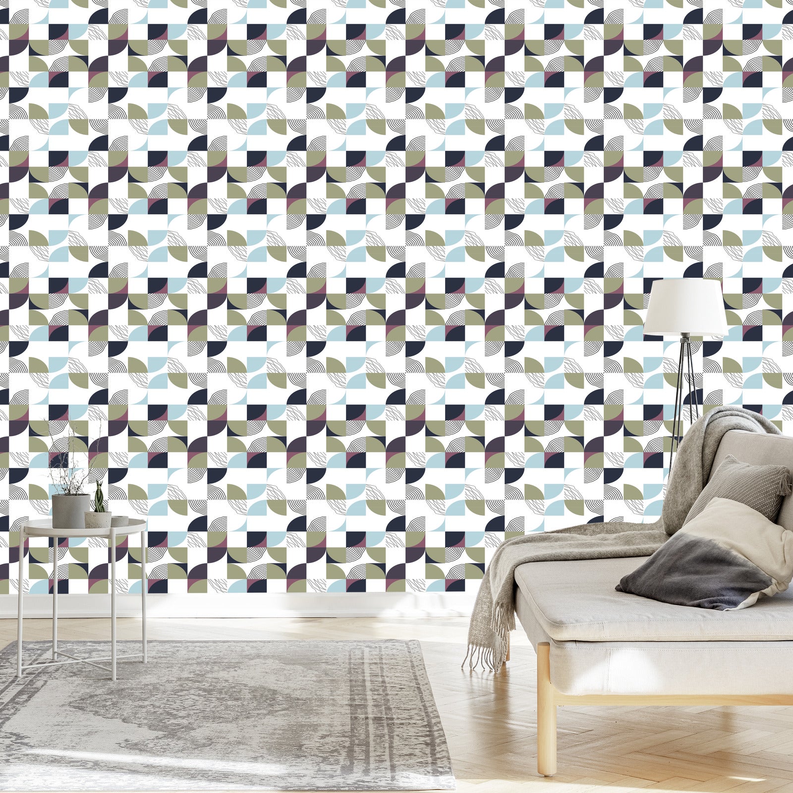 Tapeta Kolorowa Geometryczna Abstrakcja