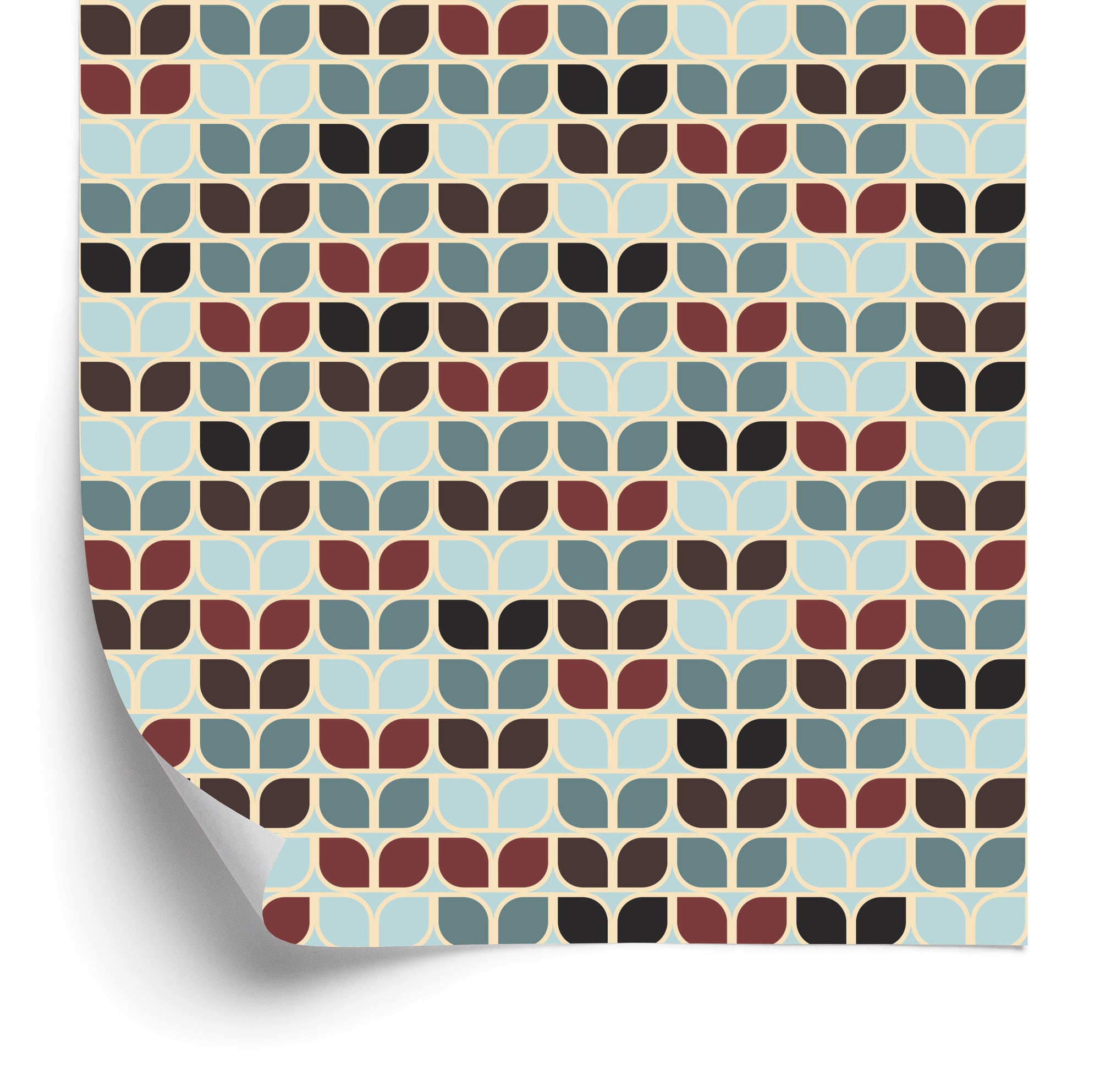 Tapeta Geometryczne Wzory Retro
