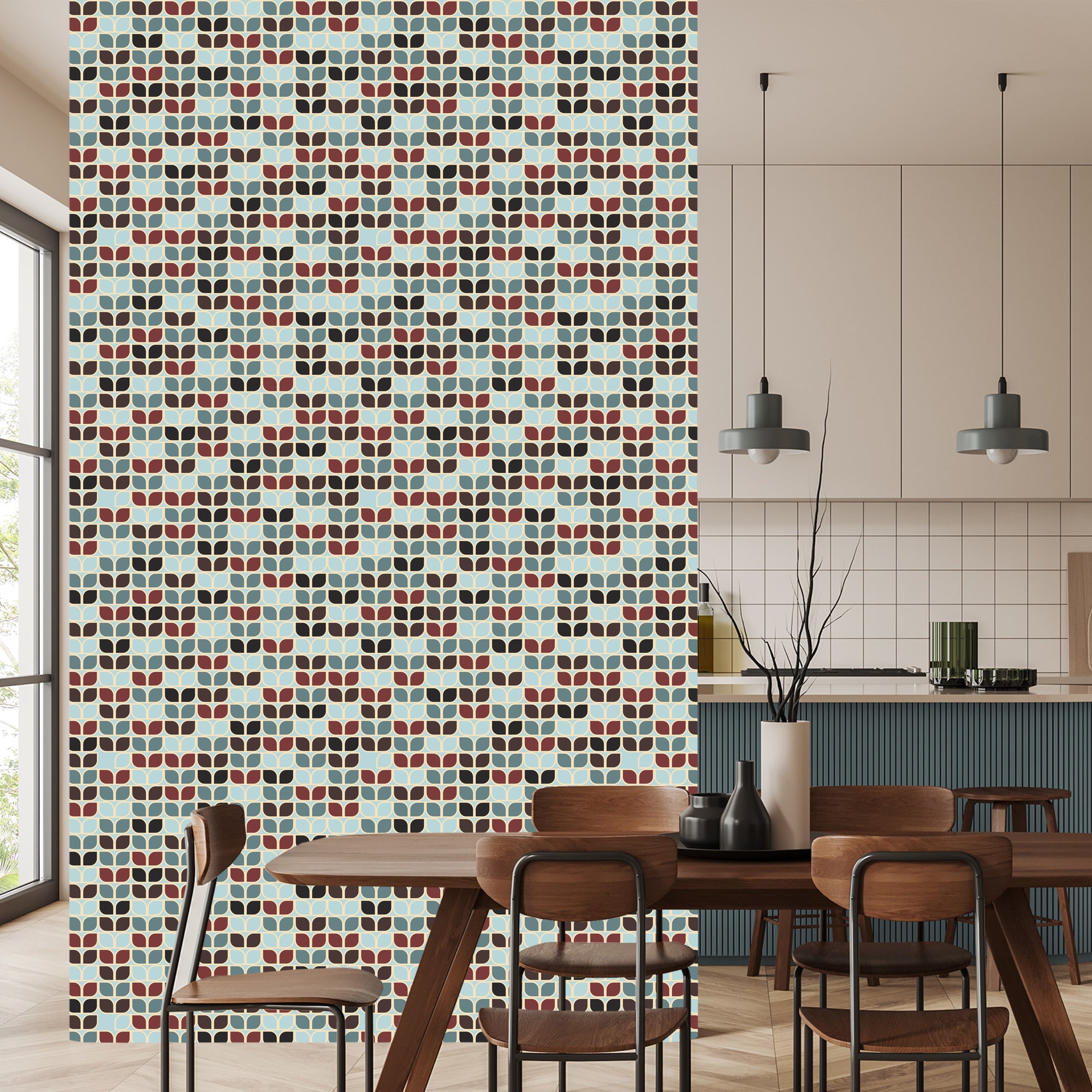 Tapeta Geometryczne Wzory Retro