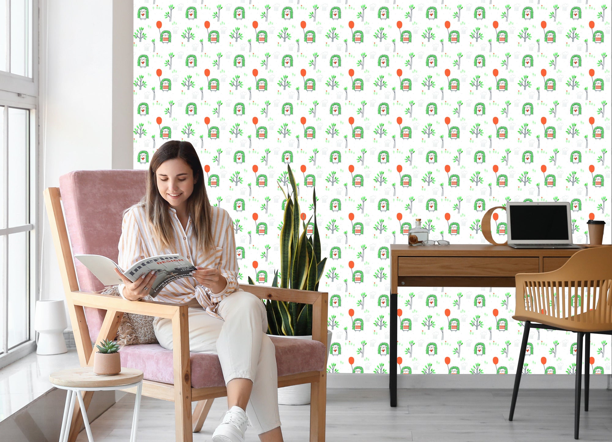 Tapeta Do Pokoju Dziecka, Natura Styl Skandynawski