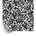 Tapeta Klasyczne Czarno-Białe Ornamenty