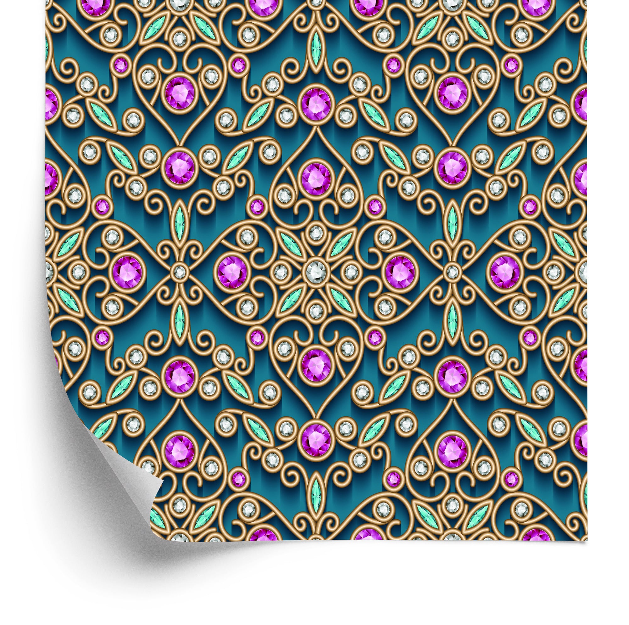 Tapeta Królewskie Ornamenty, Klejnoty