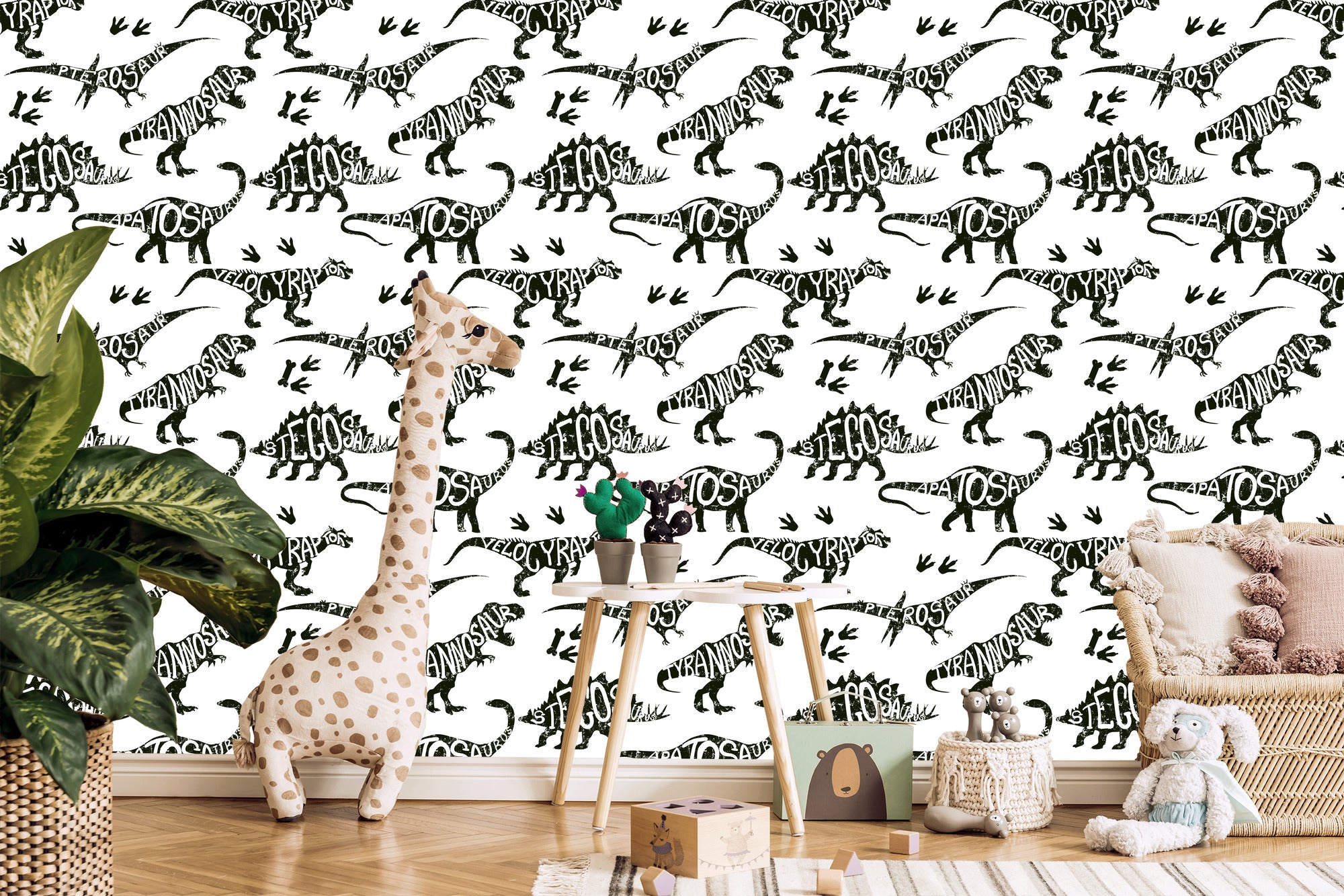 Tapeta Z Dinozaurami, Zwierzęta, Do Pokoju Dziecka