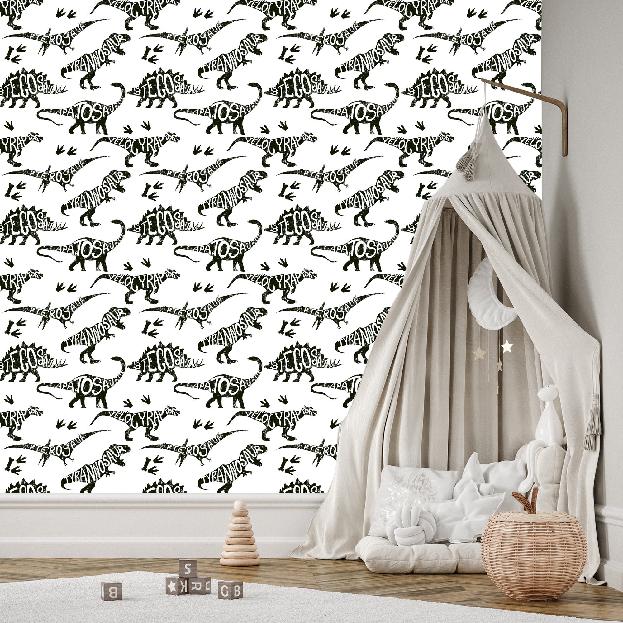 Tapeta Z Dinozaurami, Zwierzęta, Do Pokoju Dziecka