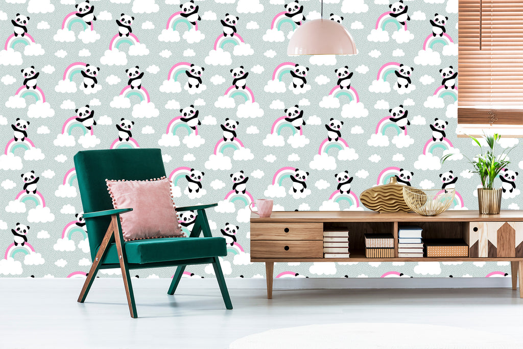 Tapeta Pandy W Chmurach
