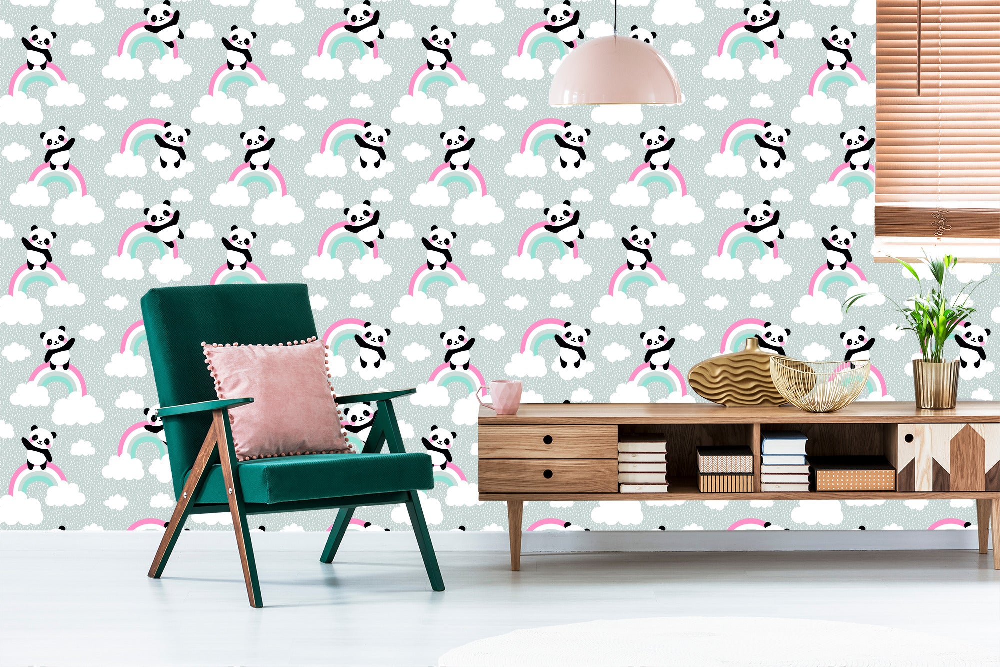 Tapeta Pandy W Chmurach