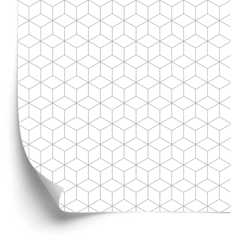 Tapeta Geometryczna - Sześciany