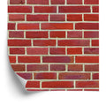 Tapeta Cegła Czerwona 3D