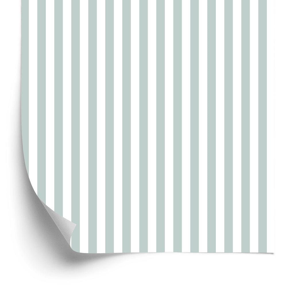 Tapeta Biało - Szare Pionowe Paski