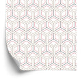 Tapeta Nowoczesny Geometryczny Ornament - Efekt 3D