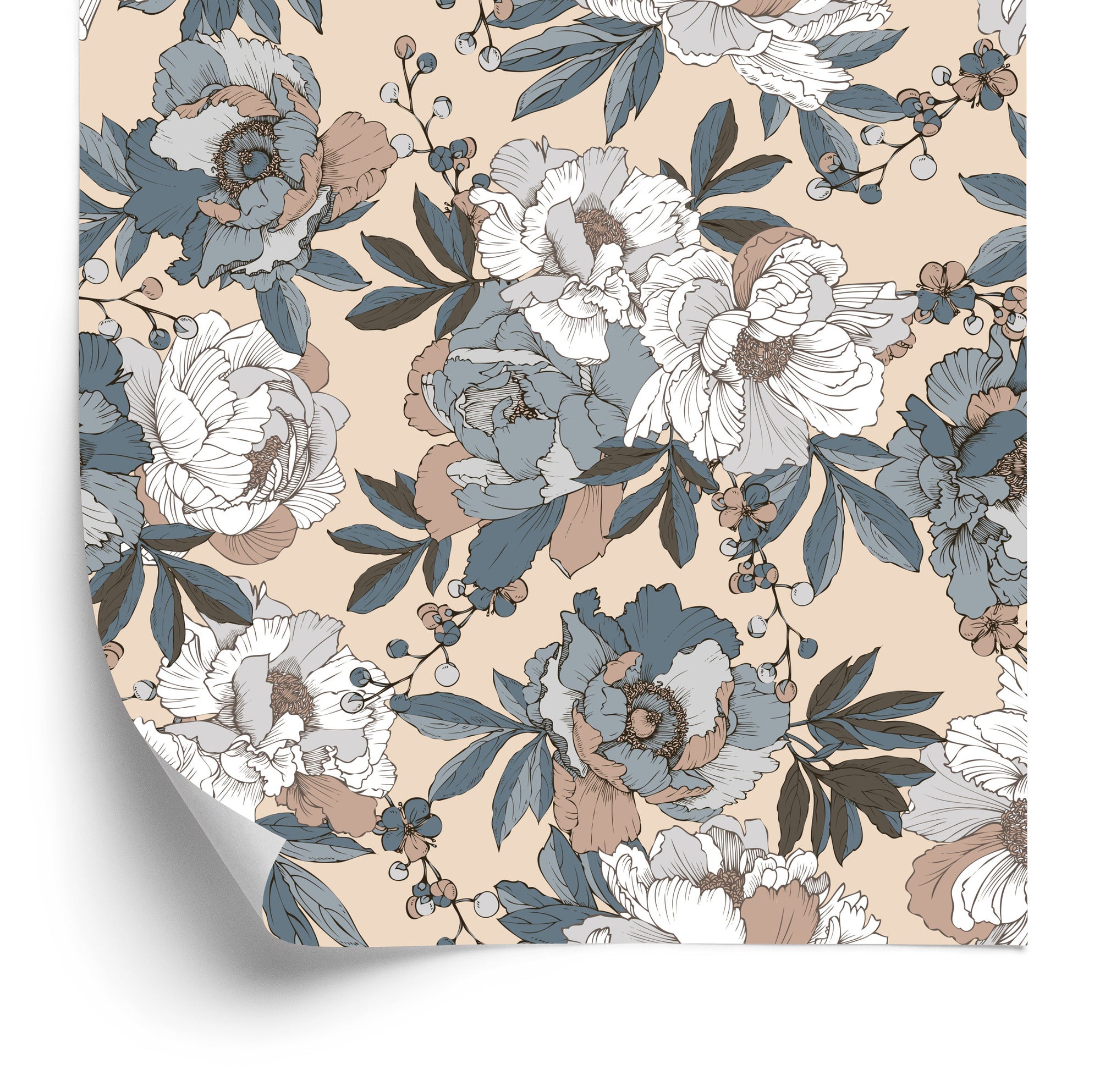 Tapeta Piękne Eleganckie Peonie