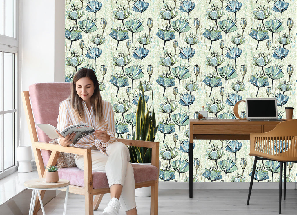 Tapeta Tulipany W Stylu Vintage