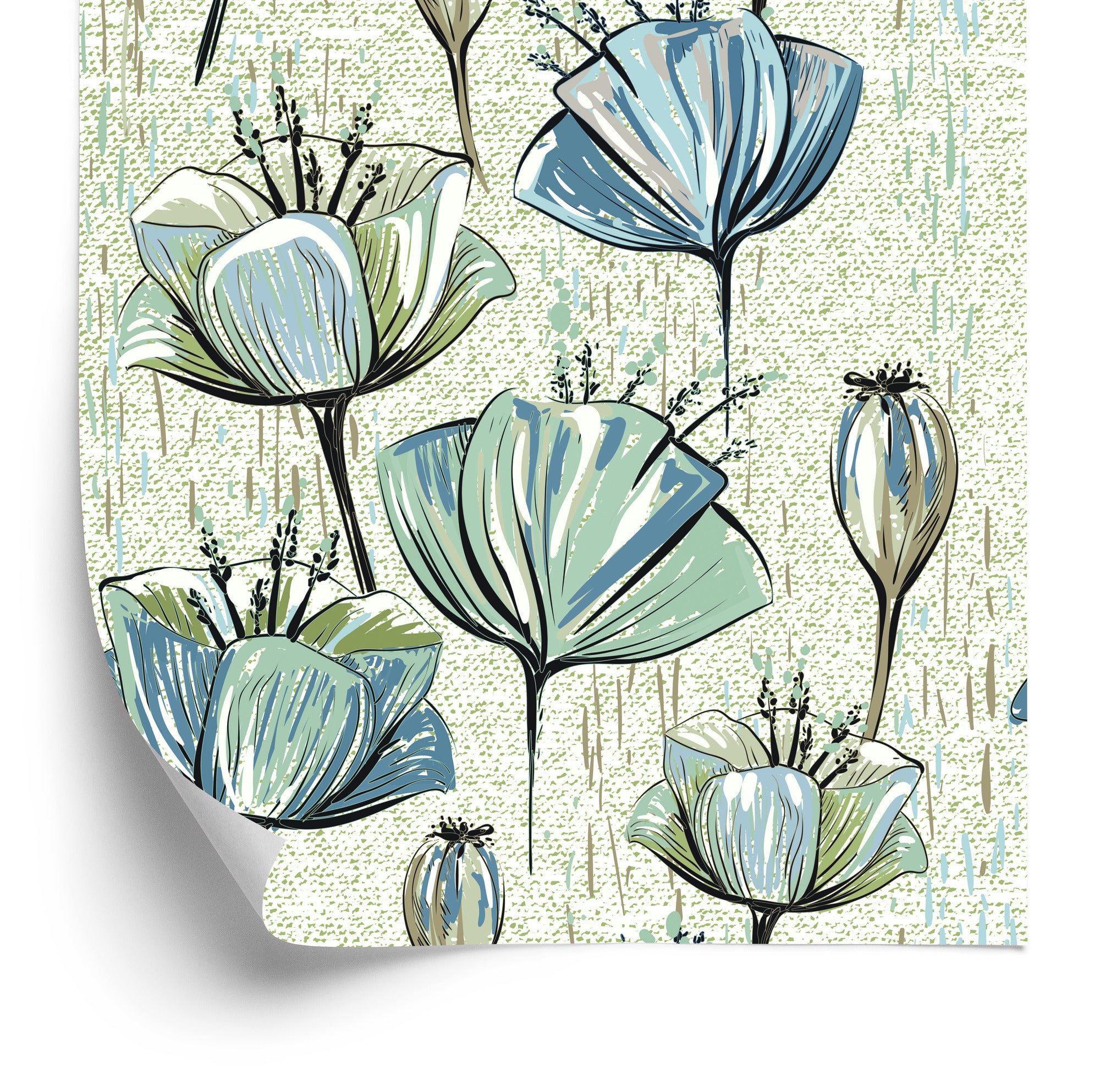 Tapeta Tulipany W Stylu Vintage