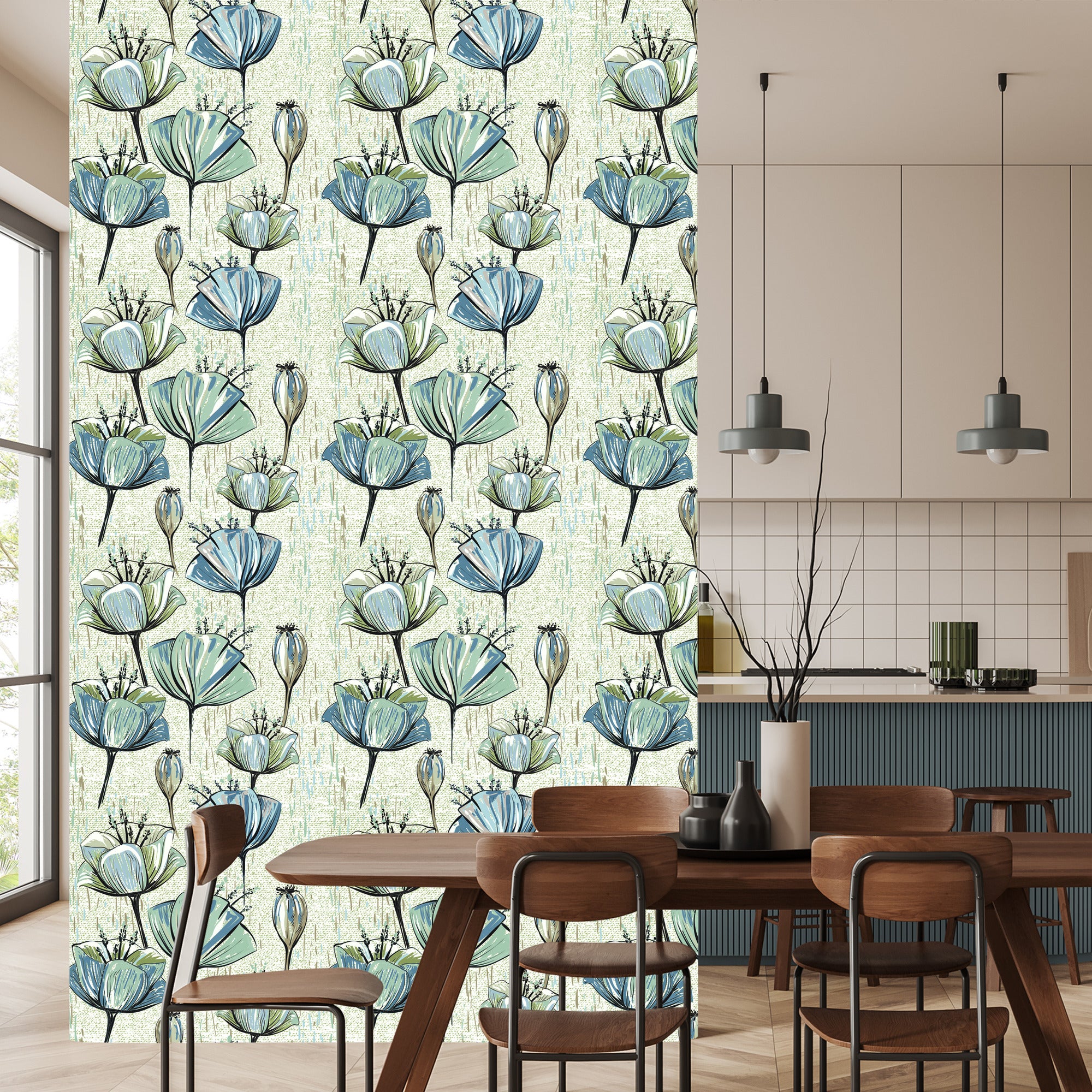 Tapeta Tulipany W Stylu Vintage