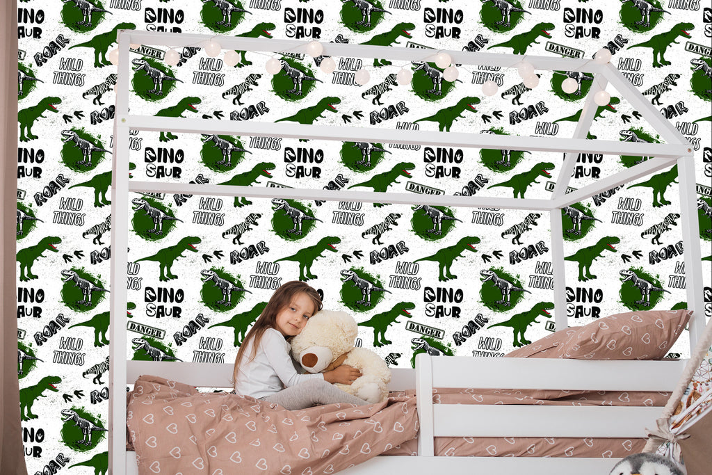 Tapeta Do Pokoju Młodzieżowego, Dinozaury