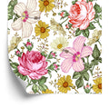 Tapeta Do Sypialni W Kwiaty